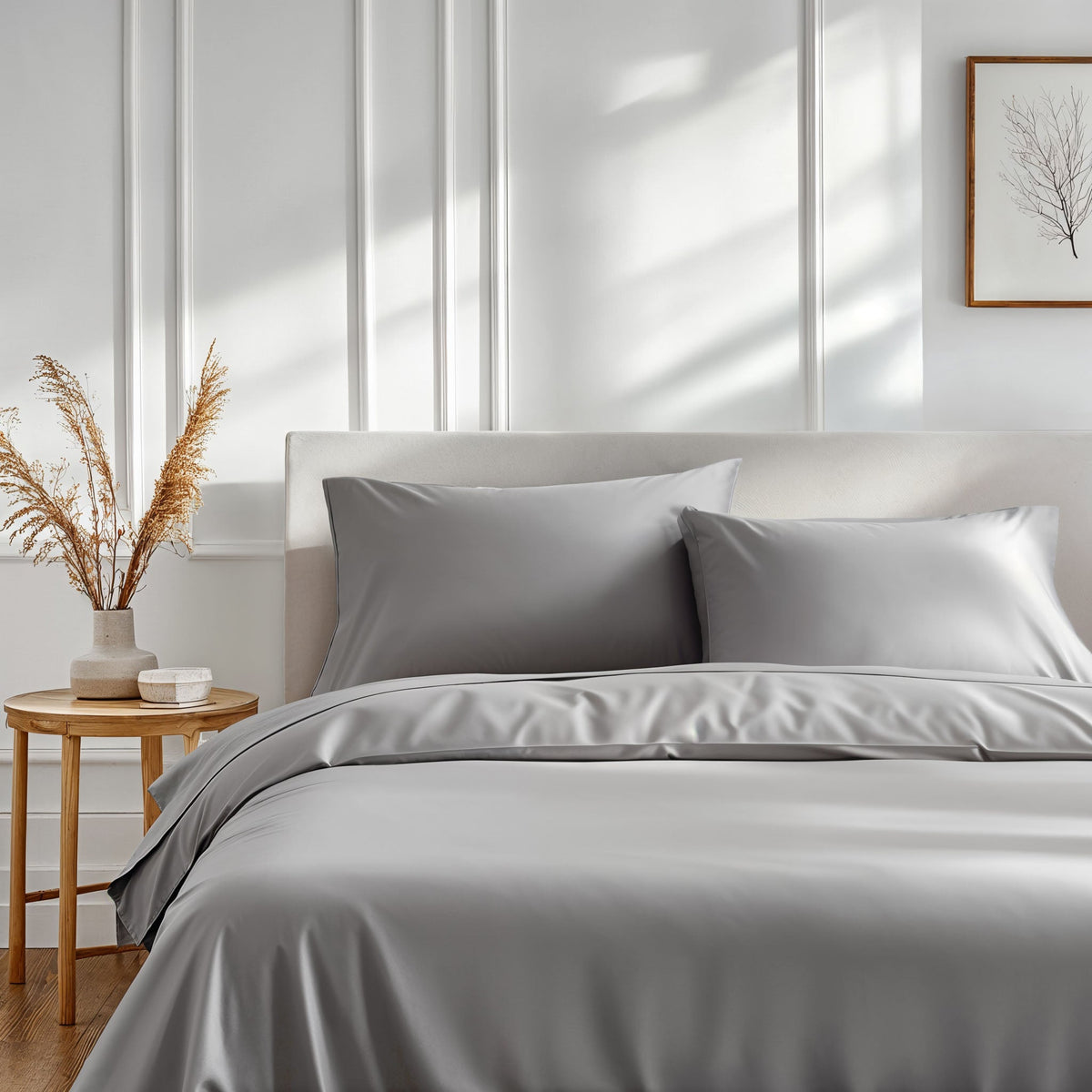 Luxe Australian Cotton Sateen Sheet Set, 400 Thread Count – view 28
