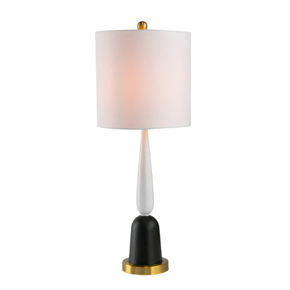 Teardrop Silhouette Table Lamp with Black and Gold Iron Base – view 3