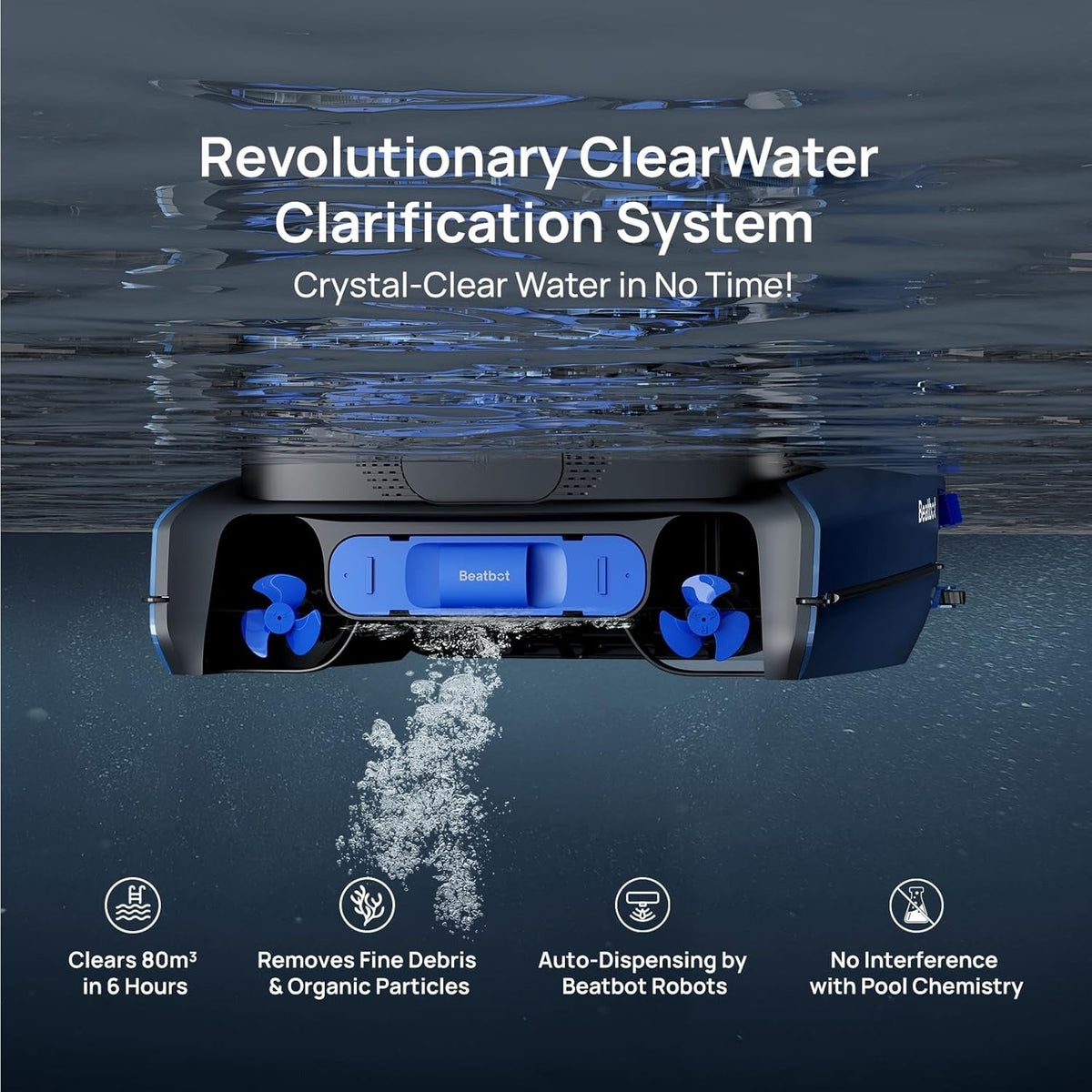 Beatbot AquaSense 2 Robotic Pool Cleaner and iSkim Robotic Pool Skimmer Bundle – view 9