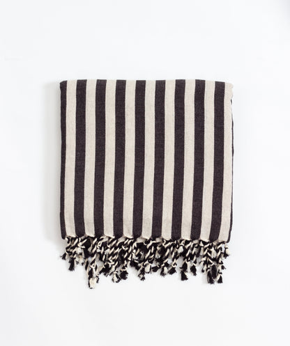 Zebra Hand Woven Cotton Linen Towel, Bath, Hand or Bath and Hand Set – view 2