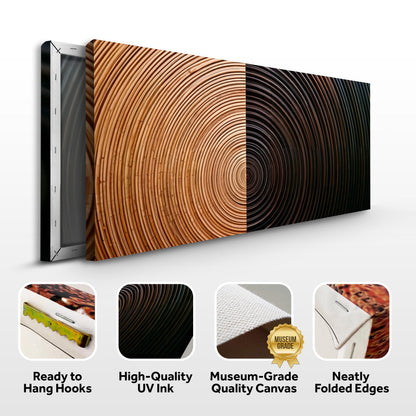 Modern Abstract Minimalist Canvas Wall Art XI, Wide Format – view 8