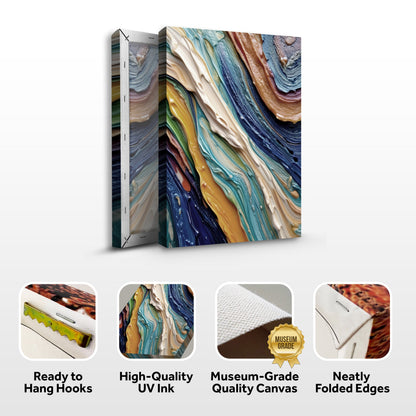 Ocean Waves Canvas Wall Art – Premium Gallery Wrapped Print – view 8