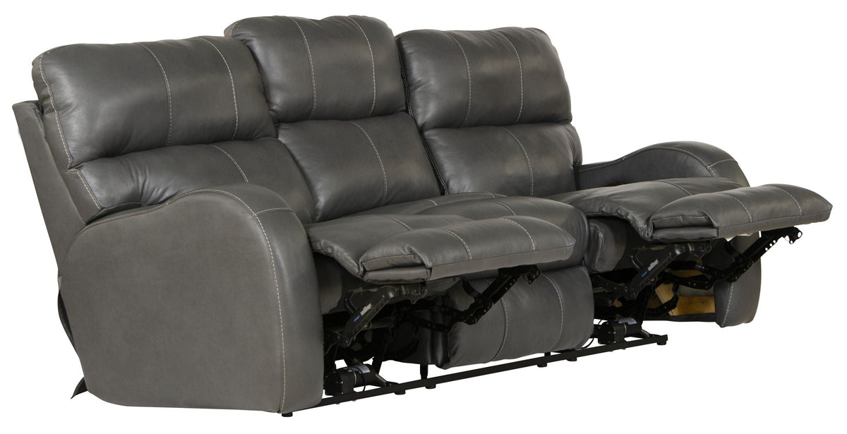 Angelo Italian Leather Power Reclining Sofa with Power Headrest – view 10