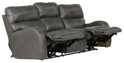 Angelo Italian Leather Power Reclining Sofa with Power Headrest – view 10