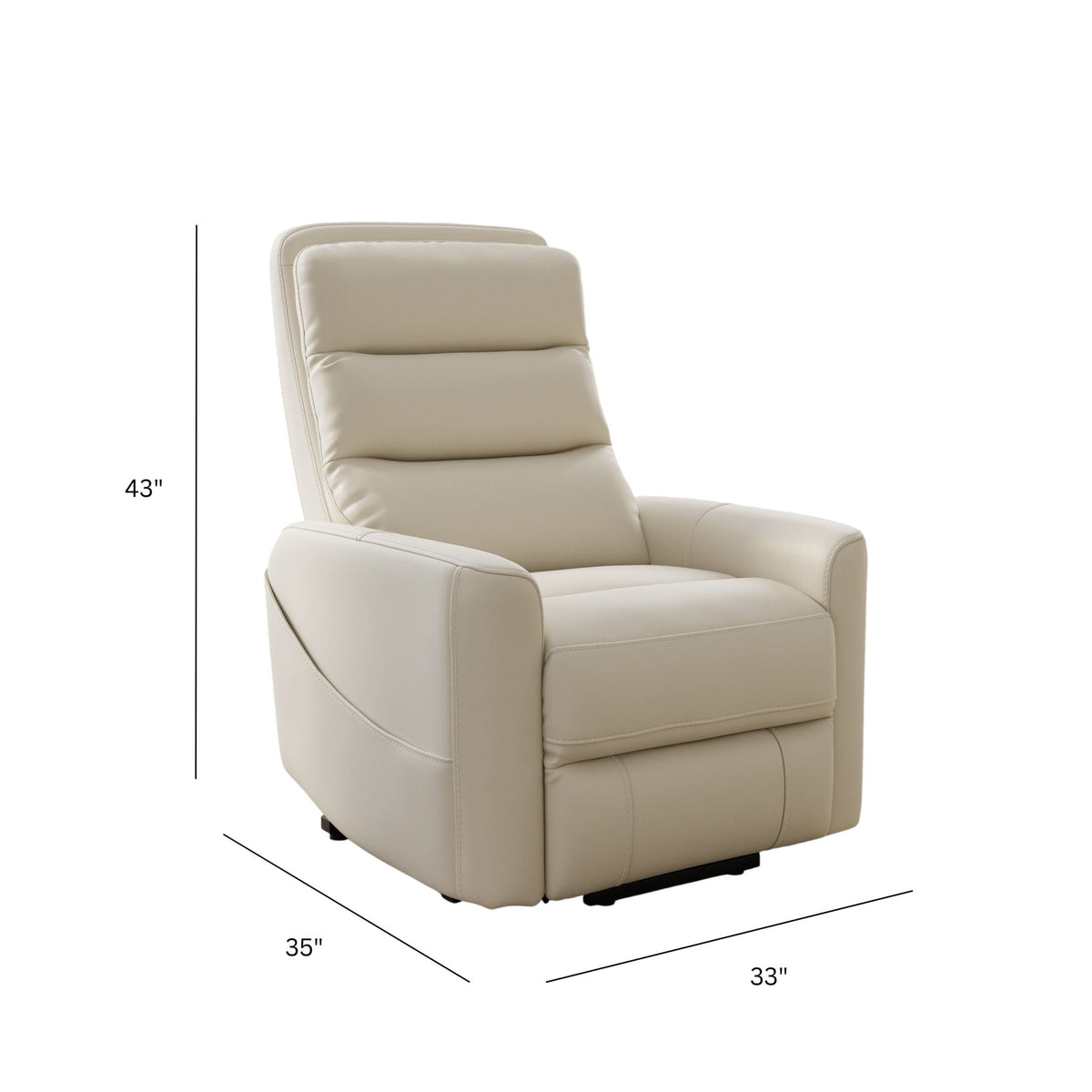 Bentley Power Lift Recliner Chair with USB Charging, Faux Leather – view 8