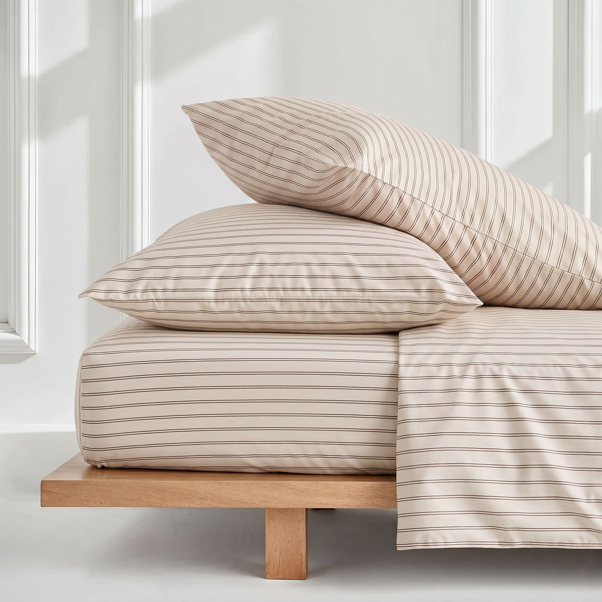 Luxe Australian Cotton Sateen Sheet Set, 400 Thread Count – view 50
