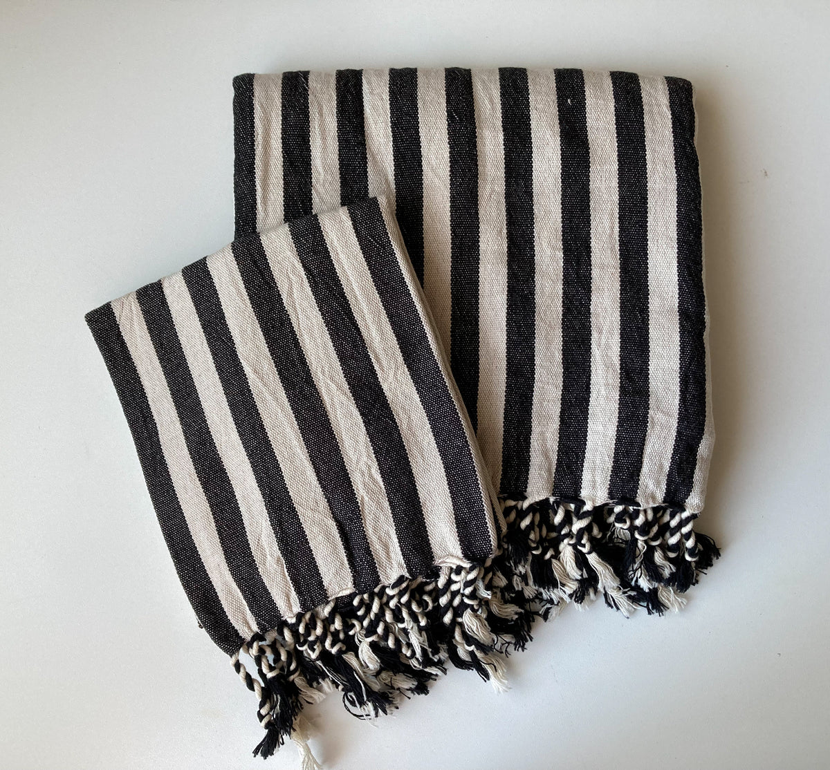 Zebra Hand Woven Cotton Linen Towel, Bath, Hand or Bath and Hand Set – view 9