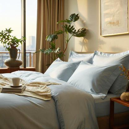 Luxe Australian Cotton Sateen Sheet Set, 400 Thread Count – view 11