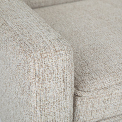 Parris Platinum Upholstered Bench with Solid Wood Frame – view 2