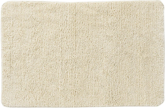 Super Absorbent Microfiber Polyester Area Rug, Beige