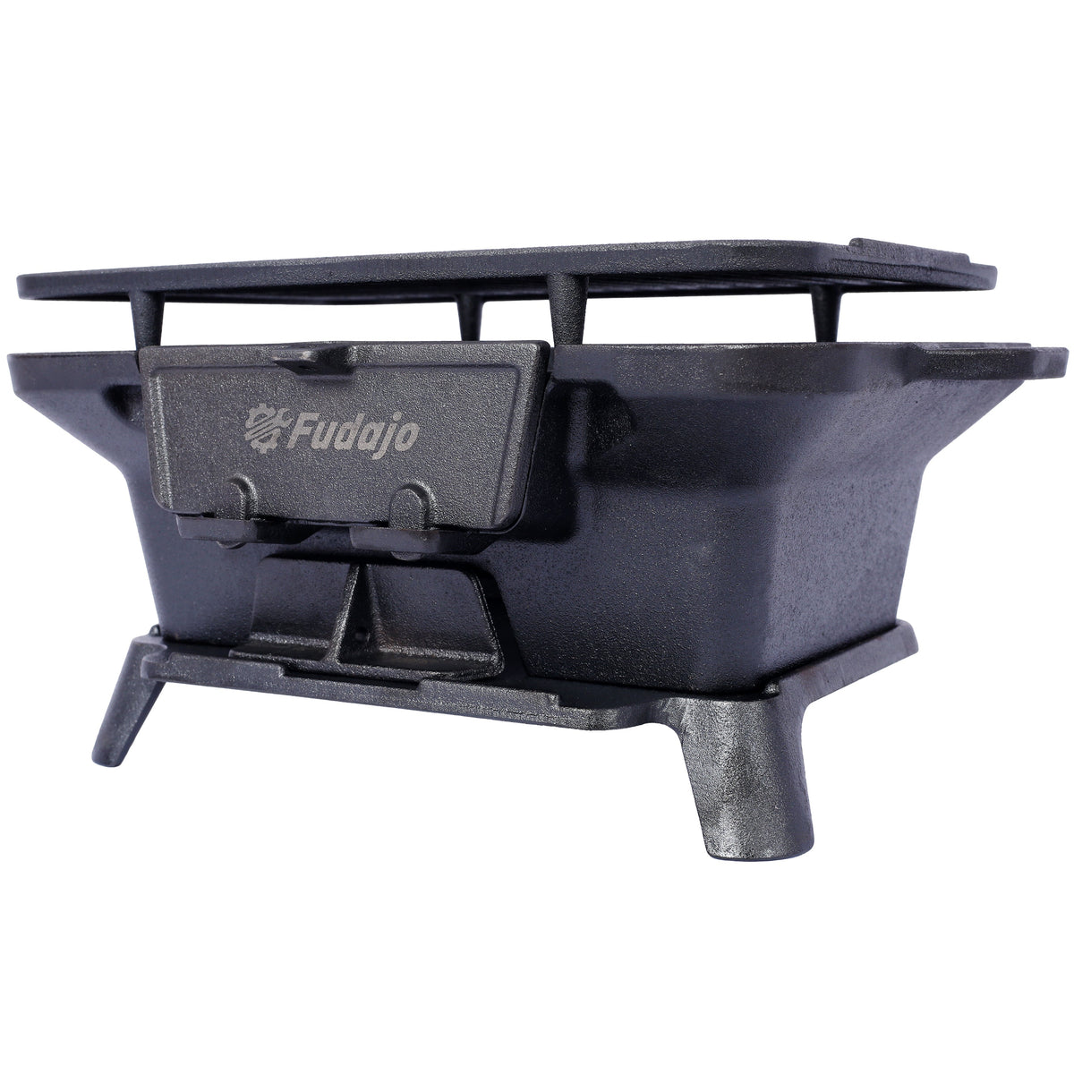 Oval Enameled Cast Iron Charcoal Tabletop Grill – view 8