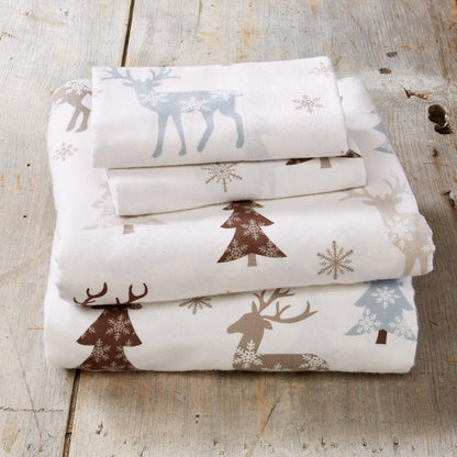 Turkish Cotton Flannel Sheet Set – Stratton Collection – view 71