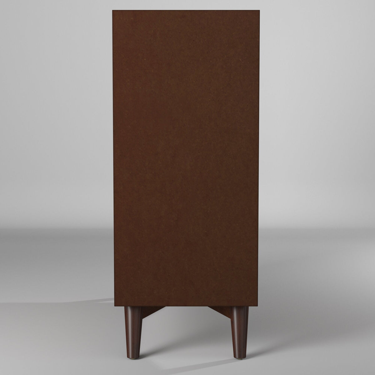 Flynn Small Bar Cabinet with Wine and Stemware Storage, Walnut – view 7