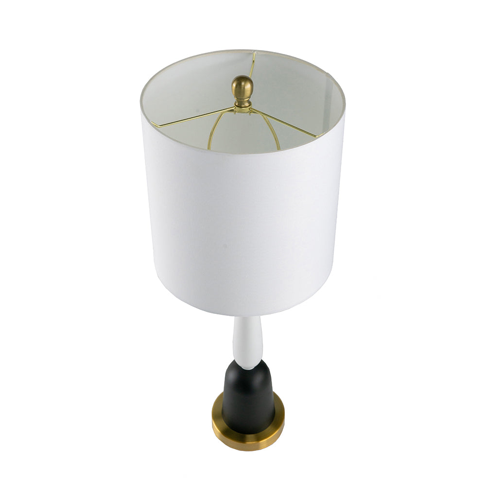 Teardrop Silhouette Table Lamp with Black and Gold Iron Base – view 4