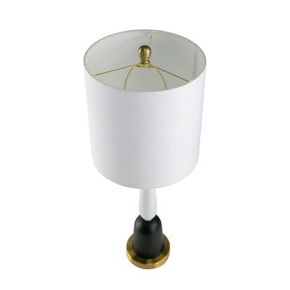 Teardrop Silhouette Table Lamp with Black and Gold Iron Base – view 4