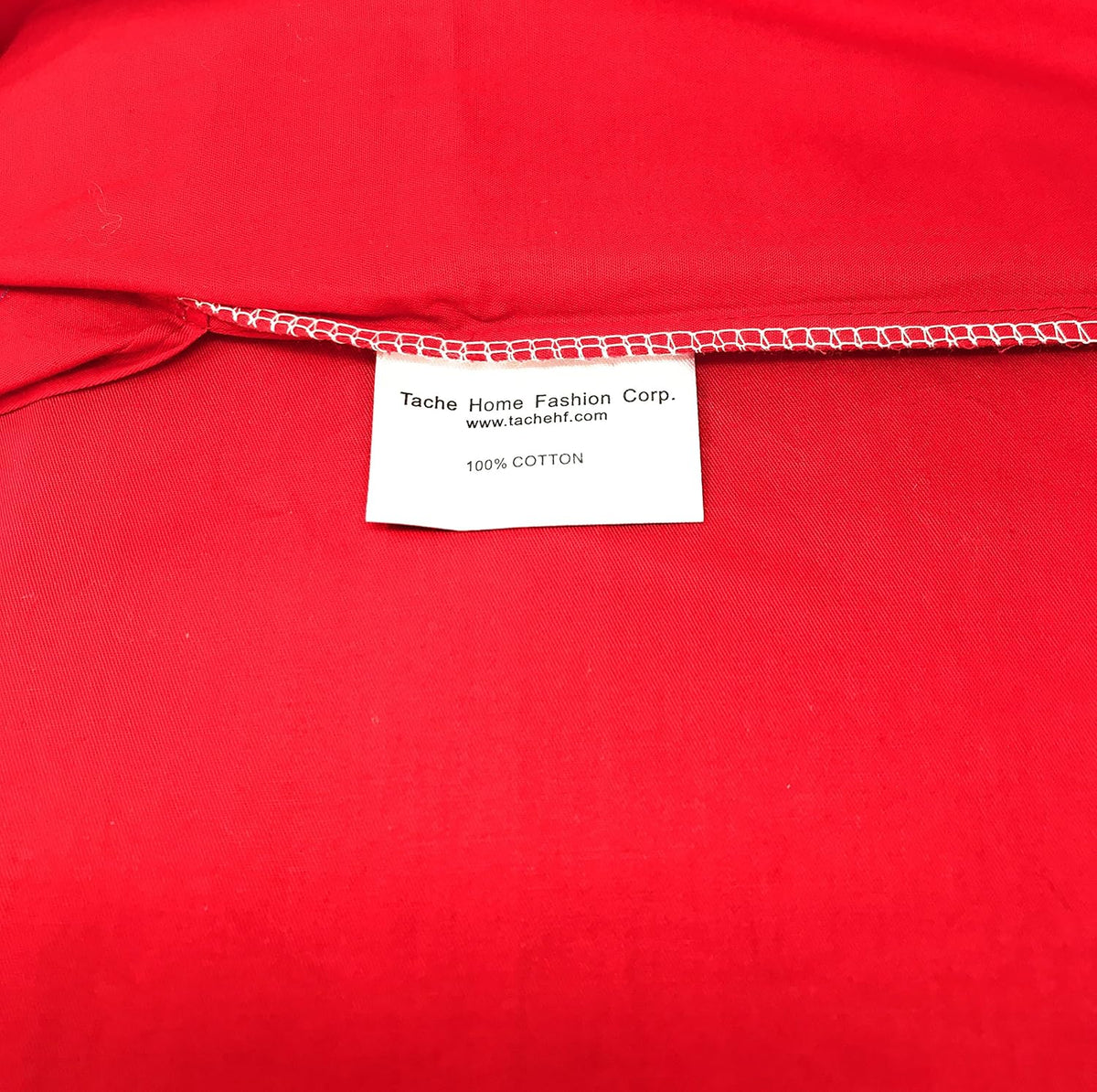 Red and Black 100% Cotton Sheet Set for Modern Bedding – view 5