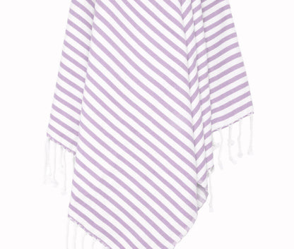 Classic Striped Turkish Towel with Hand-Tied Fringe, 37 x 67 Inch – view 13