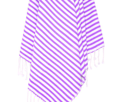 Classic Striped Turkish Towel with Hand-Tied Fringe, 37 x 67 Inch – view 9