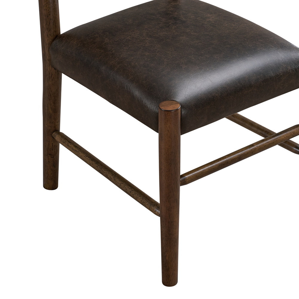 58-Inch Mid-Century Modern Dining Table Set for Small Spaces, Seats 4–6 – view 10