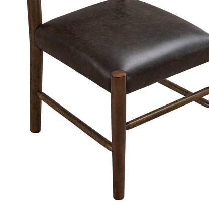 58-Inch Mid-Century Modern Dining Table Set for Small Spaces, Seats 4–6 – view 10