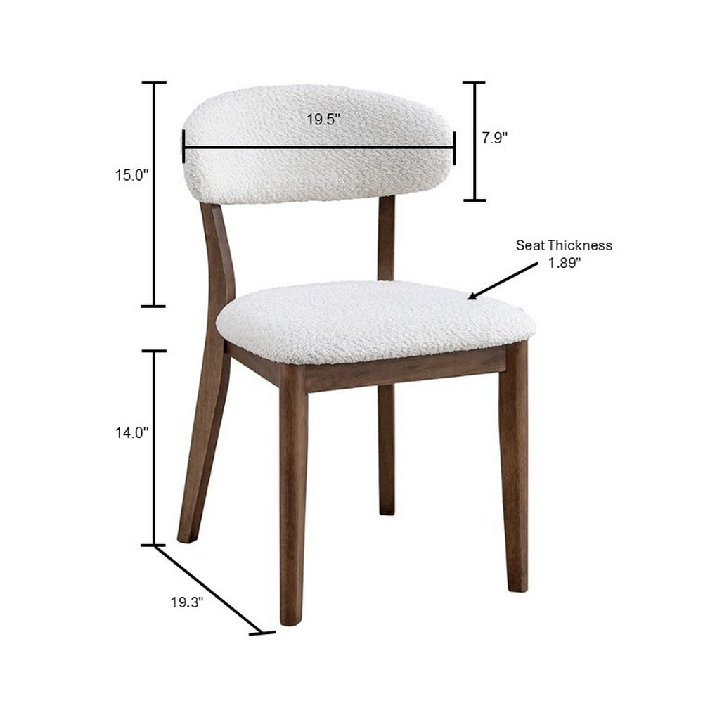 Scandinavian Dining Table Set with Upholstered Chairs, Seats 4–6 – view 20