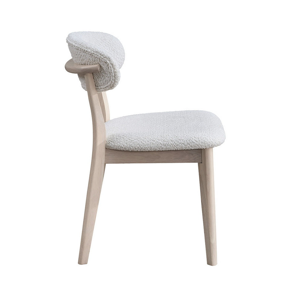 Scandinavian Dining Table Set with Upholstered Chairs, Seats 4–6 – view 12