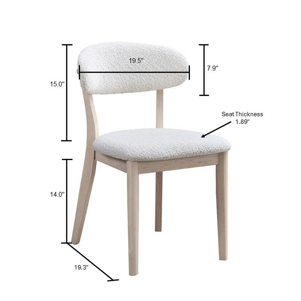 Scandinavian Dining Table Set with Upholstered Chairs, Seats 4–6 – view 32