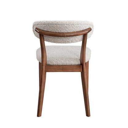 Scandinavian Dining Table Set with Upholstered Chairs, Seats 4–6 – view 27