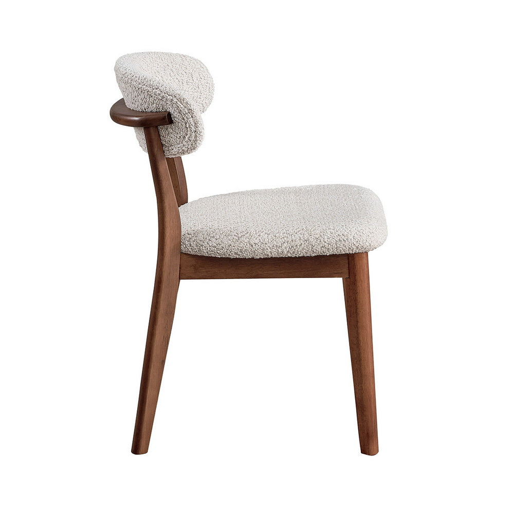 Scandinavian Dining Table Set with Upholstered Chairs, Seats 4–6 – view 28