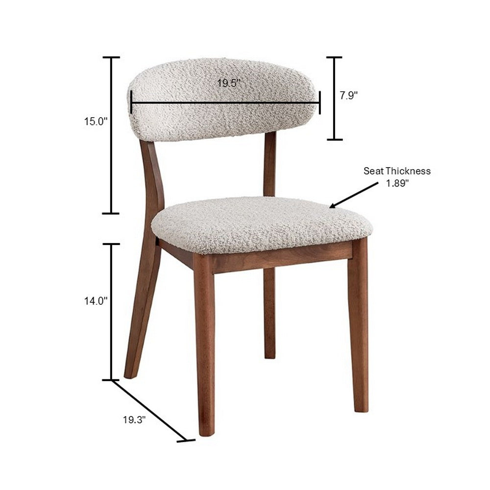 Scandinavian Dining Table Set with Upholstered Chairs, Seats 4–6 – view 30