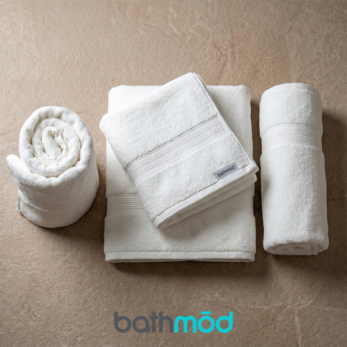 GOTS-Certified Organic Turkish Cotton Bath Towels, Four-Pack