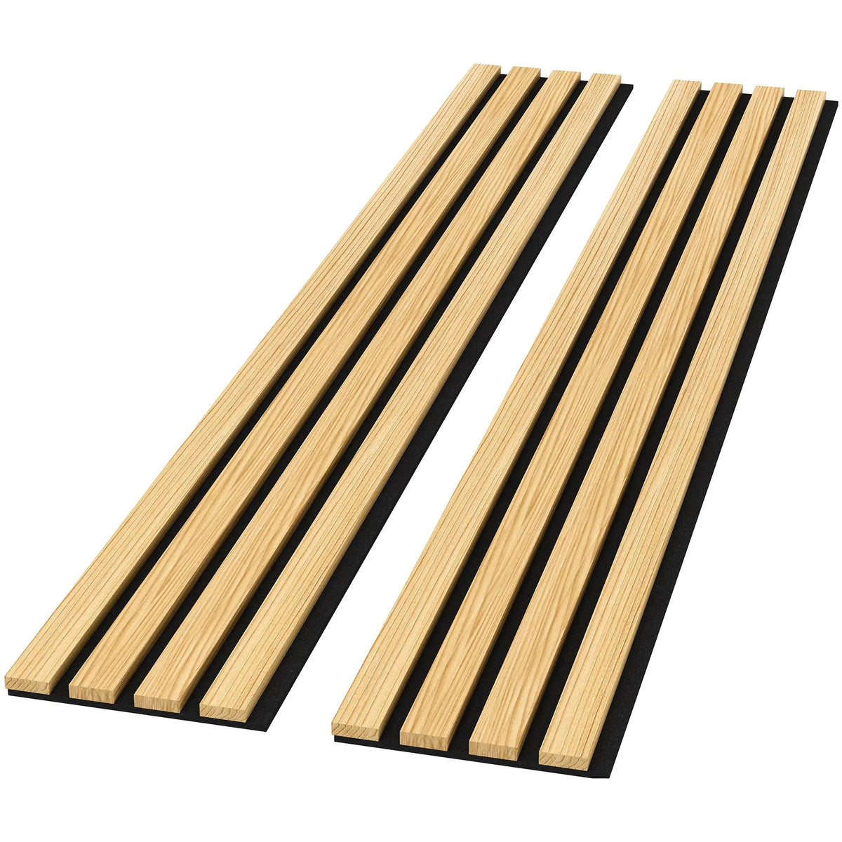 Solid Wood Acoustic Slat Wall Panels – Broad Strip Design – view 4