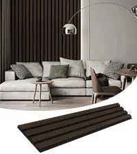 Solid Wood Acoustic Slat Wall Panels – Broad Strip Design – view 22