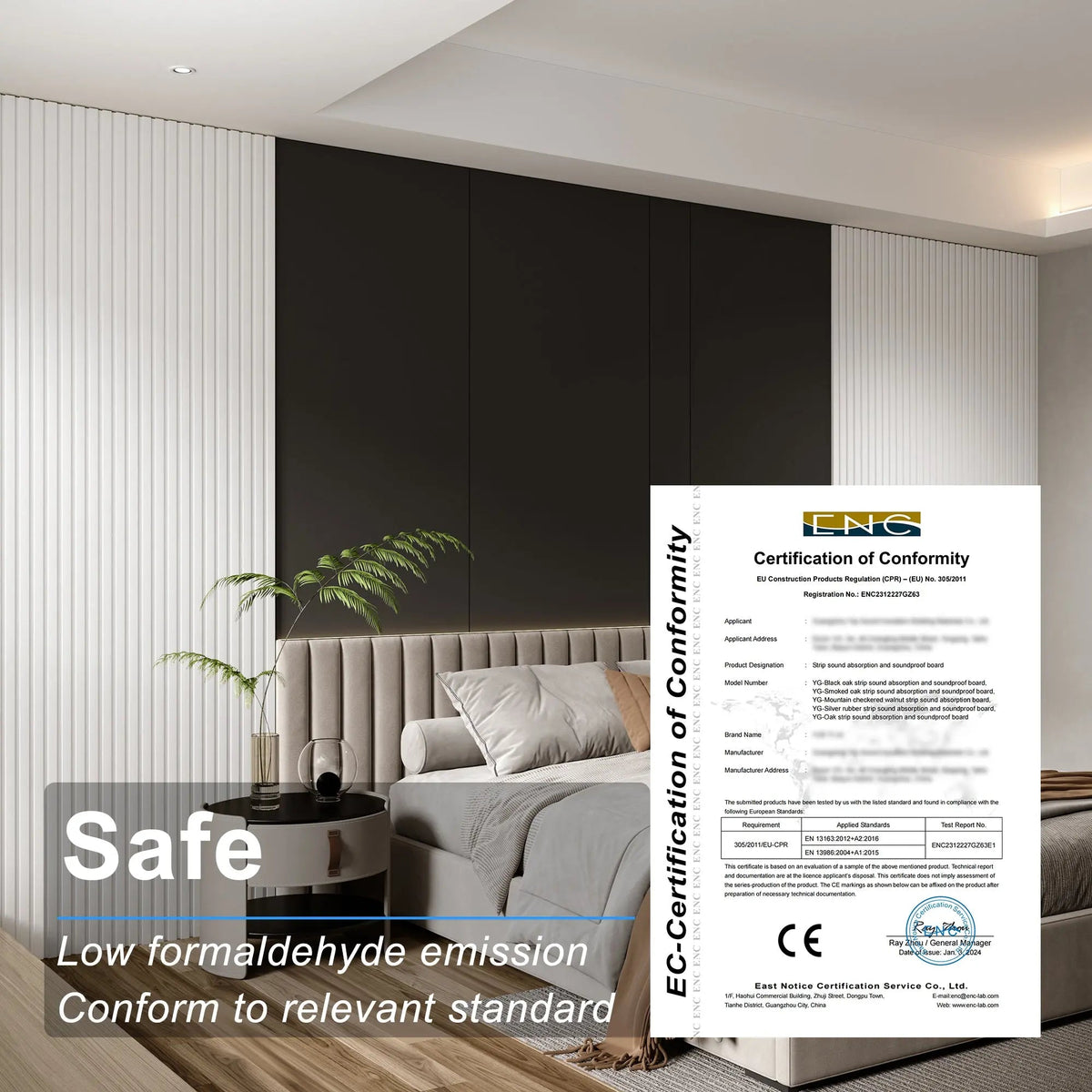 Acoustic Polyester Wall Panels, 48 x 24 x 0.7 In. Soundproof Panels – view 9