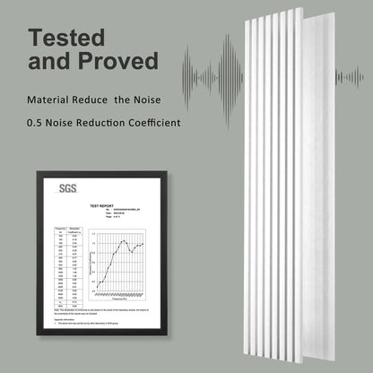 Acoustic Polyester Wall Panels, 48 x 24 x 0.7 In. Soundproof Panels – view 10