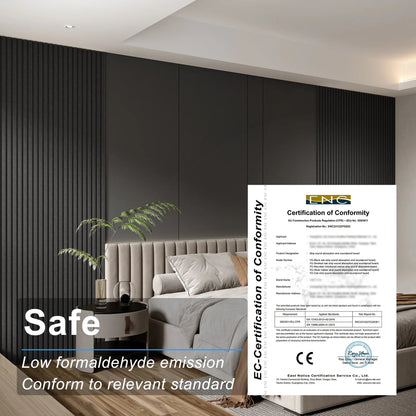 Acoustic Polyester Wall Panels, 48 x 24 x 0.7 In. Soundproof Panels – view 3