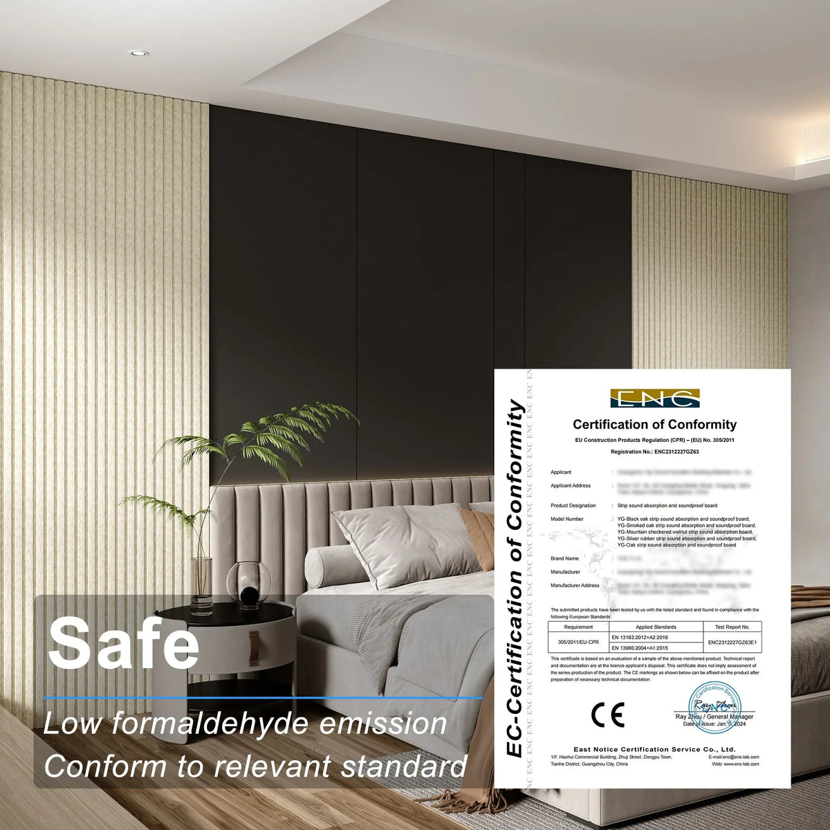 Acoustic Polyester Wall Panels, 48 x 24 x 0.7 In. Soundproof Panels – view 17