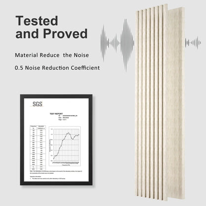 Acoustic Polyester Wall Panels, 48 x 24 x 0.7 In. Soundproof Panels – view 18
