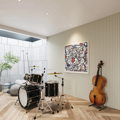 Acoustic Polyester Wall Panels, 48 x 24 x 0.7 In. Soundproof Panels – view 21
