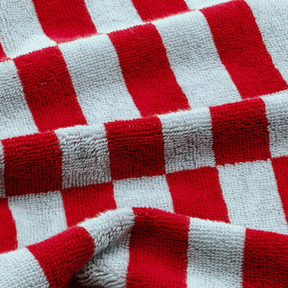 Pietra Australian Cotton Towels with Checkered Design, 600 GSM – view 38