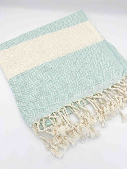 Diamond Weave Cotton Hand Towel, Oversized 16 x 36 Inch Kitchen Towel – view 14
