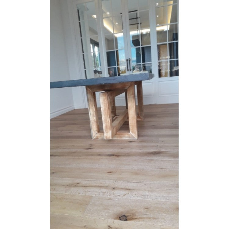 Barocco Aesgaard Contemporary Industrial Concrete Dining Table, 39 x 86.5 – view 21