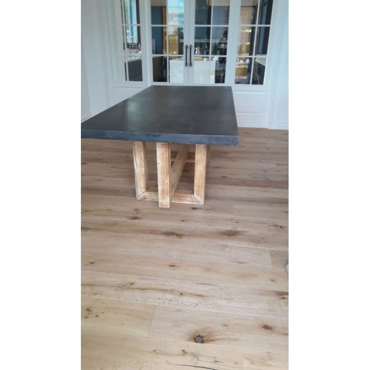 Barocco Aesgaard Handcrafted Concrete Dining Table, 43 x 134 Inch – view 6