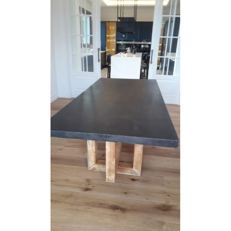 Barocco Aesgaard Contemporary Industrial Concrete Dining Table, 39 x 86.5 – view 24