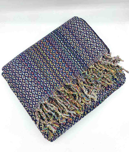 ALA Peshtemal Turkish Cotton Towel, Handwoven 40 x 70 Inch Beach Towel – view 12