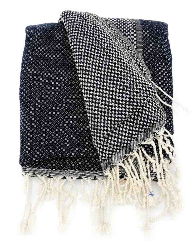 Yansima Handwoven Double-Sided Turkish Cotton Peshtemal, 36 x 68 Inch – view 8