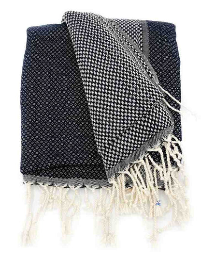 Yansima Handwoven Double-Sided Turkish Cotton Peshtemal, 36 x 68 Inch – view 8