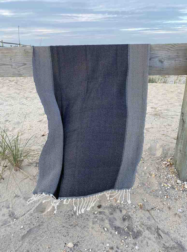 Yansima Handwoven Double-Sided Turkish Cotton Peshtemal, 36 x 68 Inch – view 9