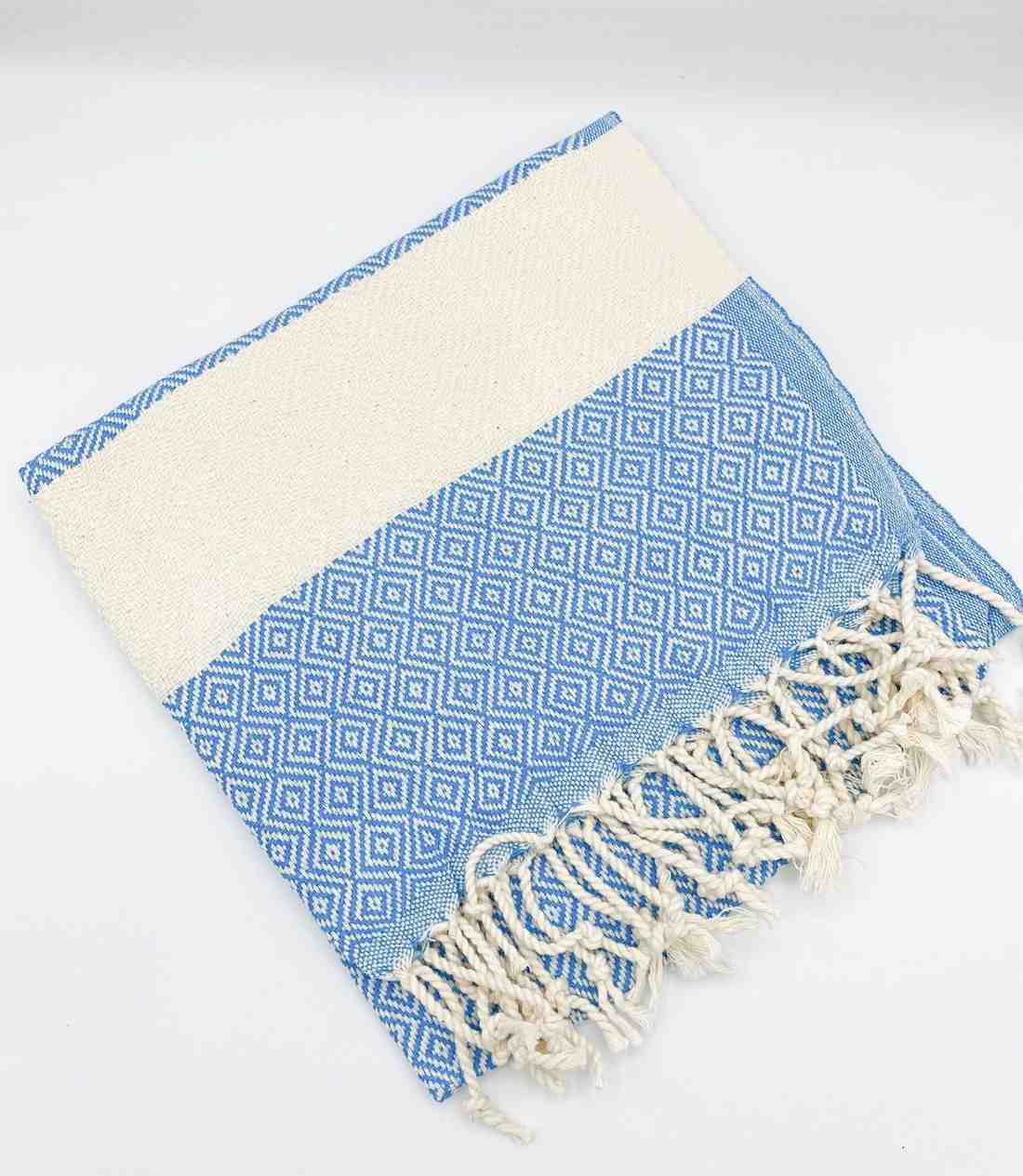 Diamond Weave Cotton Hand Towel, Oversized 16 x 36 Inch Kitchen Towel – view 16