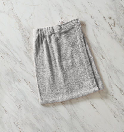 Kids' Cotton Terry Bath Wrap with Oversized Hook-and-Loop Closure – view 9